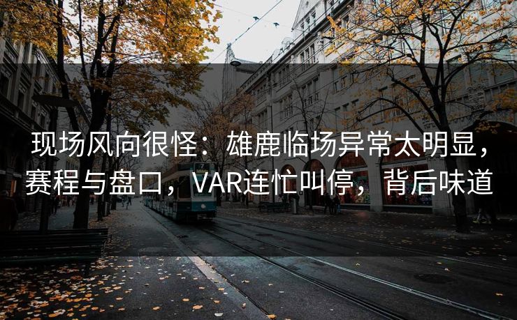 现场风向很怪:雄鹿临场异常太明显,赛程与盘口,VAR连忙叫停,背后味道